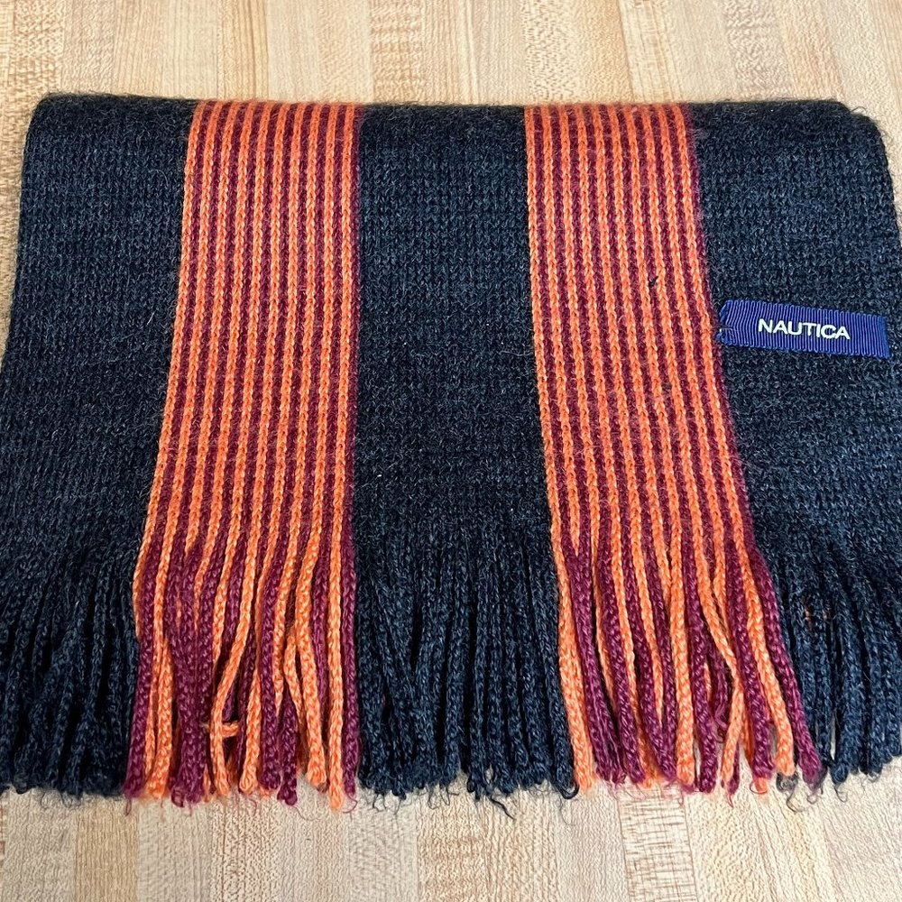 Nautica Men's Acrylic/Wool Scarf